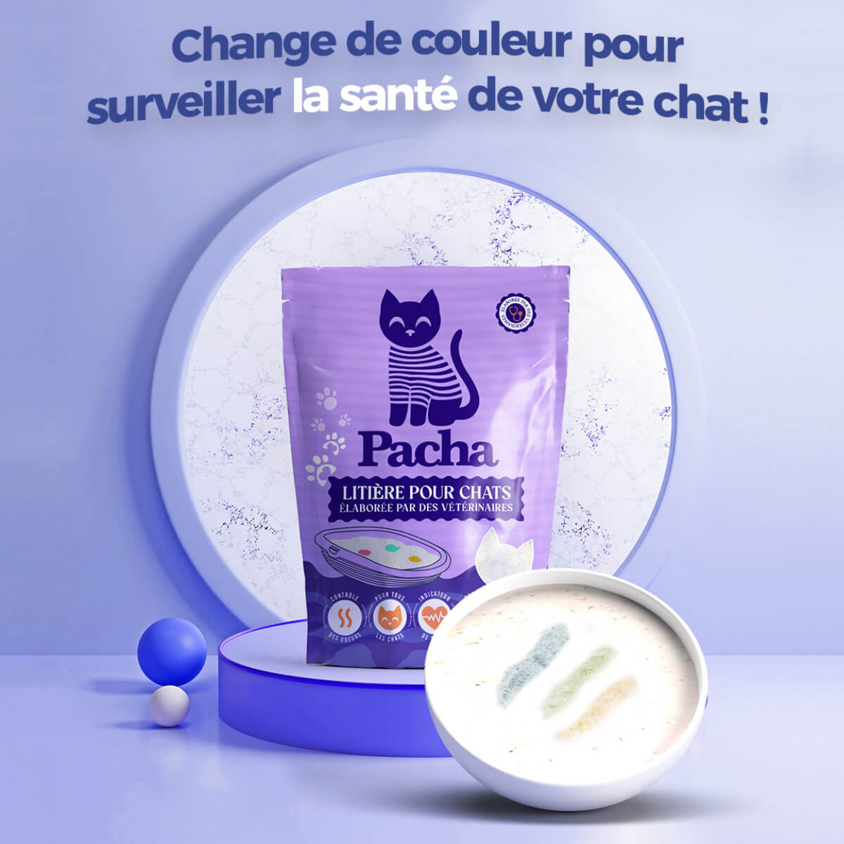 Das Pacha™ Katzenstreu (3 Katzen - Alle 3 Monate)